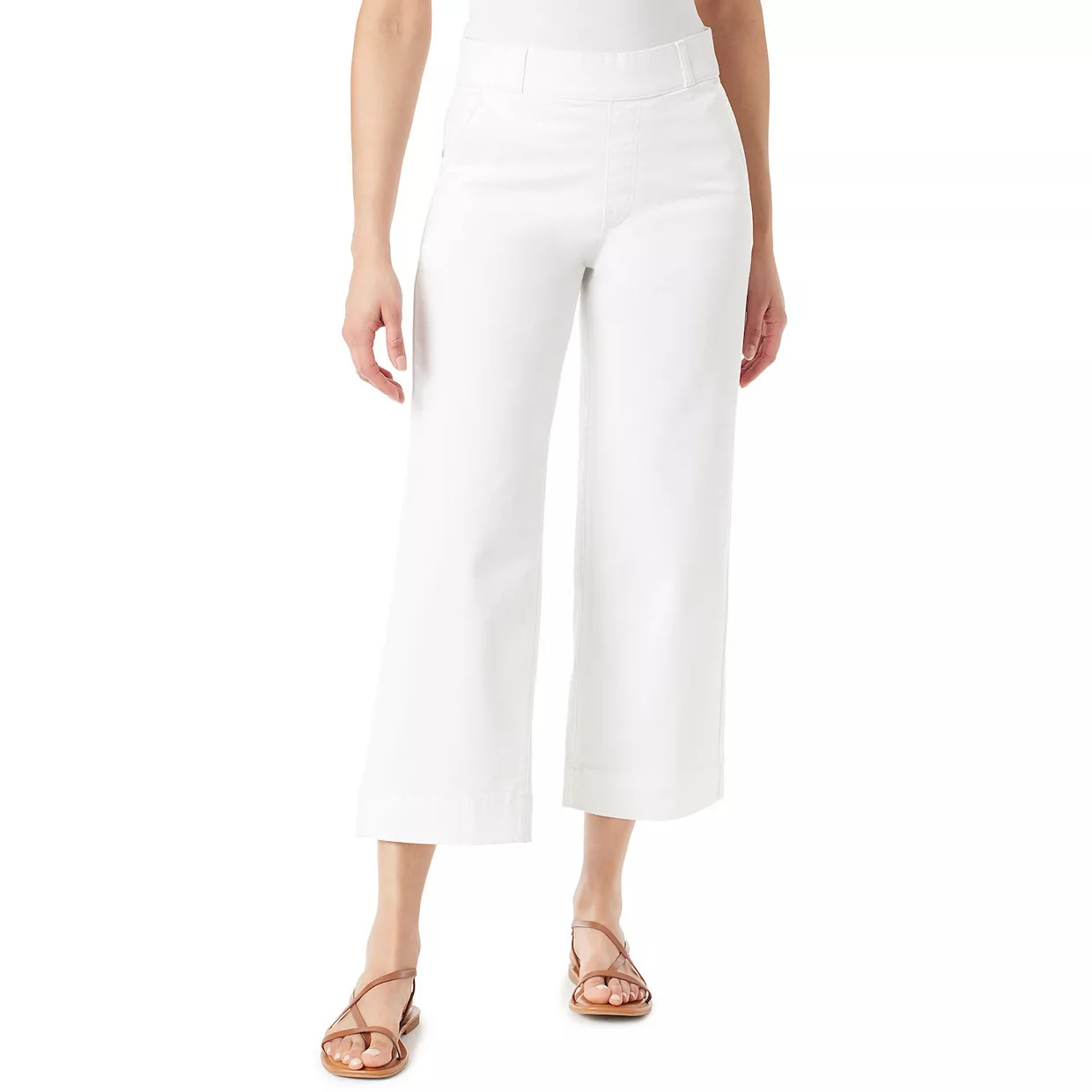 Women's Gloria Vanderbilt Shape Effect Wide Leg Crop Pants | Kohl's