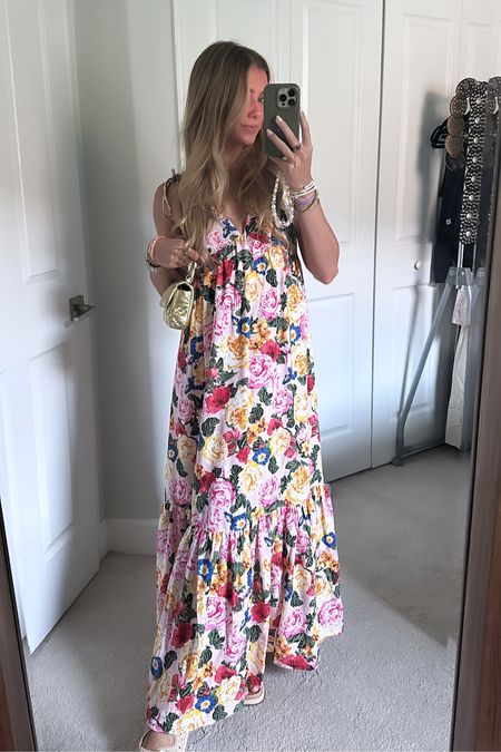 Shop buddy love floral maxi dress wearing the size extra small. SOLEIL TIE-SHOULDER MAXI DRESS - MONET. #outfit #fashion #style #ootd #ootn #outfitoftheday #fashionstyle  #outfitinspiration #outfitinspo #tryon #tryonhaul#lookbook #outfitideas #currentlywearing #styleinspo #outfitinspiration outfit, outfit of the day, outfit inspo, outfit ideas, styling, try on, fashion, affordable fashion.

#LTKStyleTip #LTKParties #LTKWedding