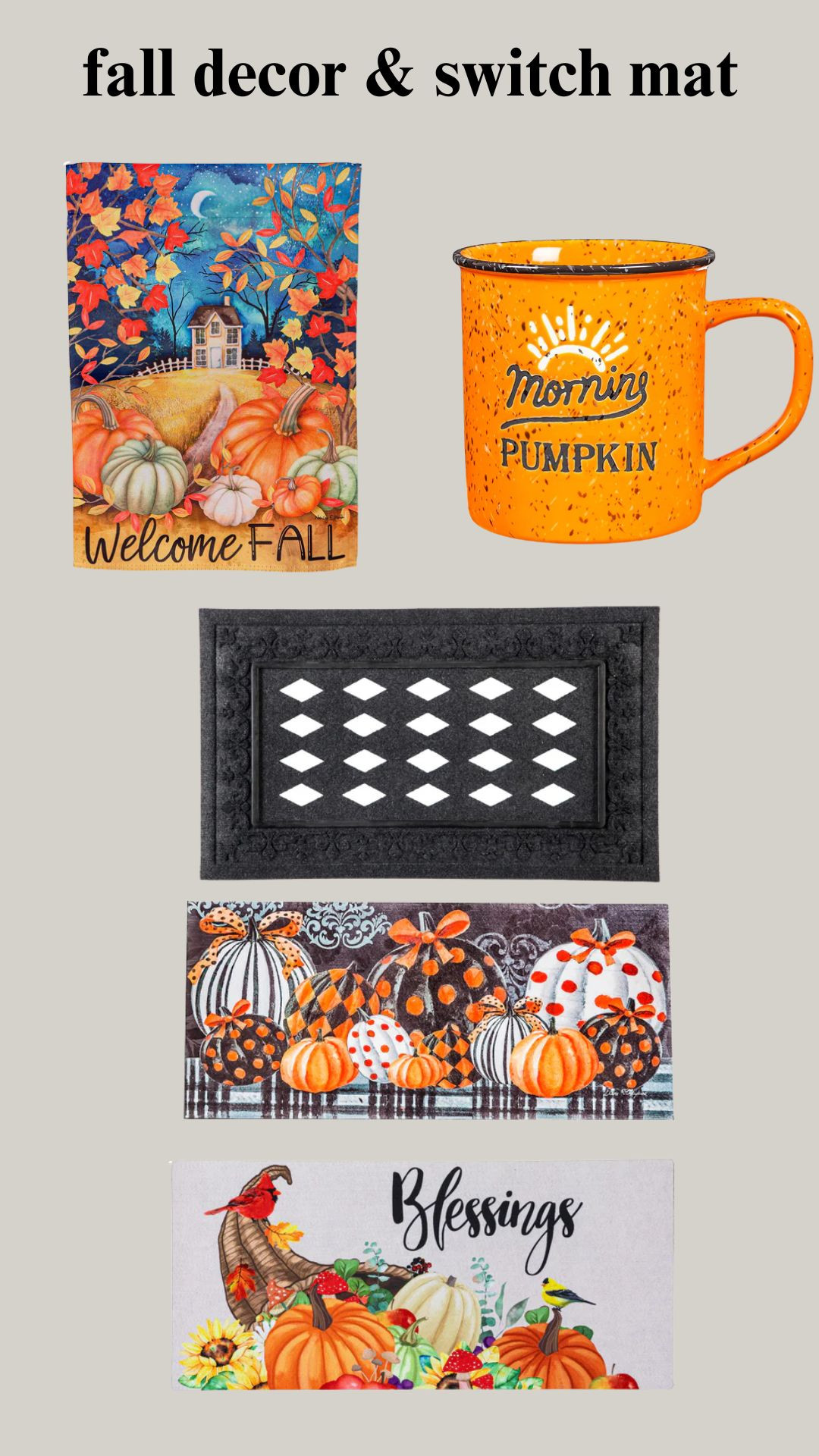 Upgrade your fall decor with @myevergreen and their sassafrass switch mat! 

 #LTKSeasonal #LTKHome #LTKTravel