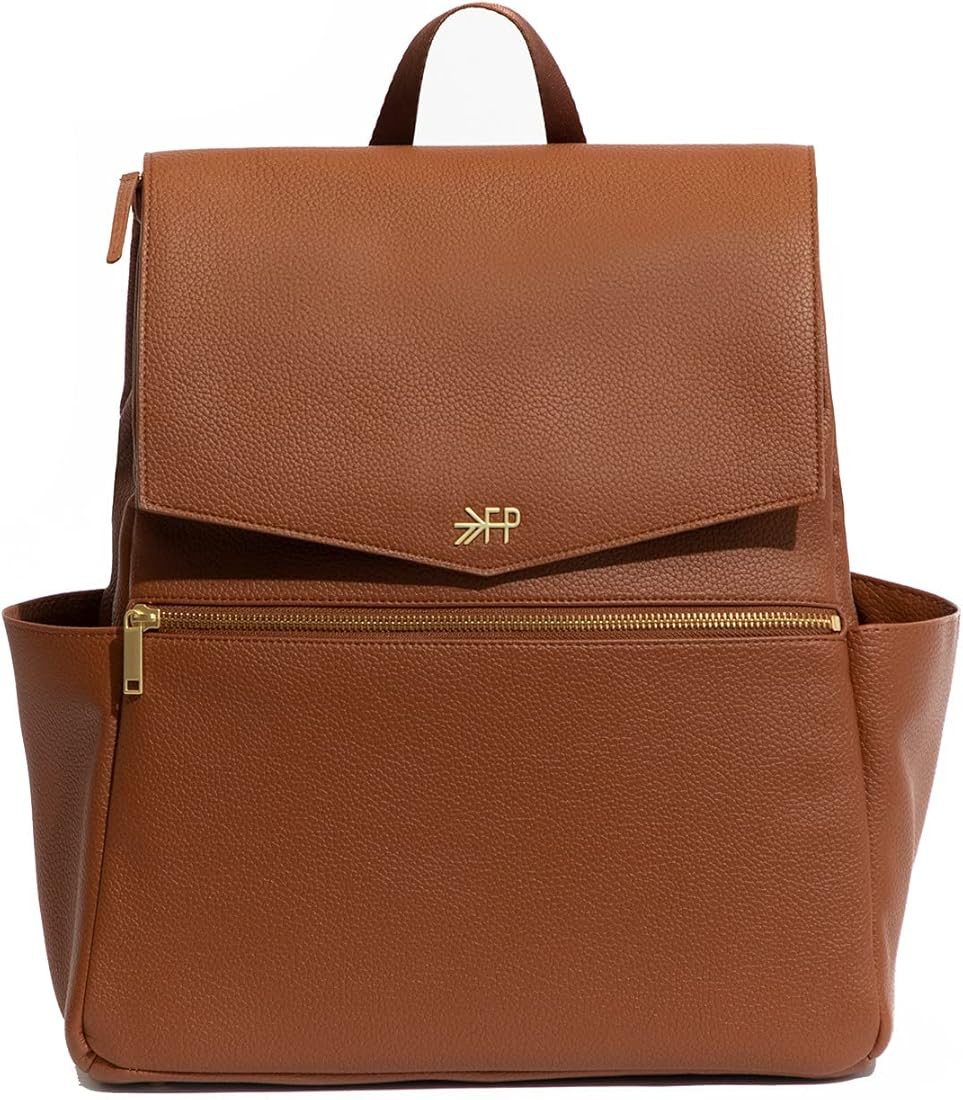 Classic Leather Diaper Bag Convertible Backpack Tote for Women, Multifunction Maternity Baby Travel  | Amazon (US)