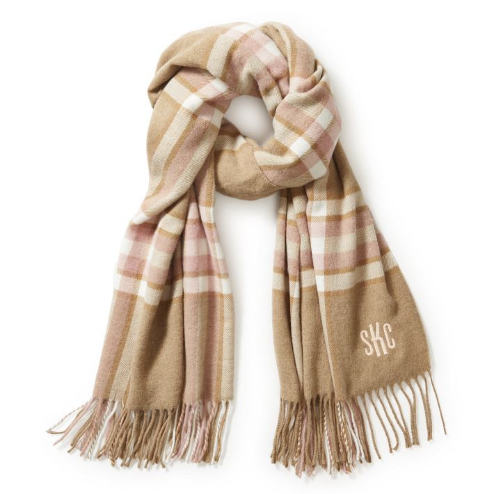 Italian Plaid Blanket Scarf | Mark and Graham