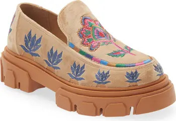 FARM Rio Embroidered Platform Loafer | Nordstrom | Nordstrom