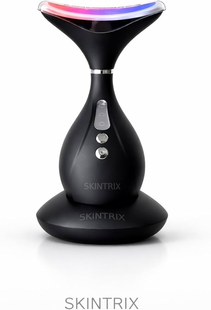 LED Face & Neck Device, 3-in-1 LED Light Therapy & Microcurrent Facial Device for Wrinkle Reducti... | Amazon (US)