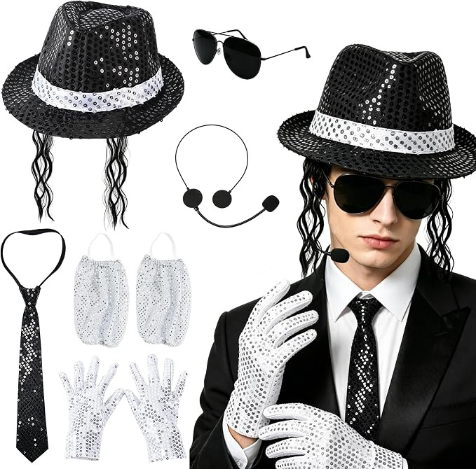 MORTICIA 6PCS Sequin Performance Accessory Set | Amazon (US)