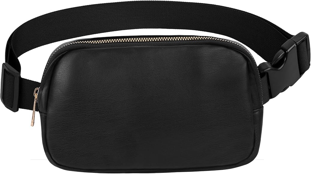 VOROLO Lether Fanny Pack Crossbody Bag For Women And Men Belt Bag Ideal Gift For Women Bum Bag wi... | Amazon (US)