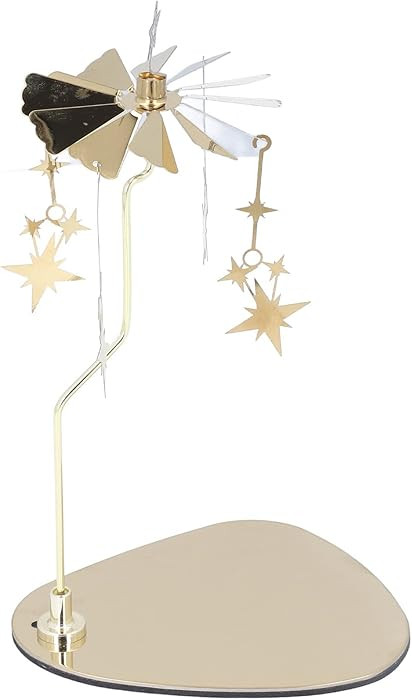 Rotary Candle Holder, Round Triangle Tray Romantic European Stainless Steel Aromatherapy Wind Chi... | Amazon (US)