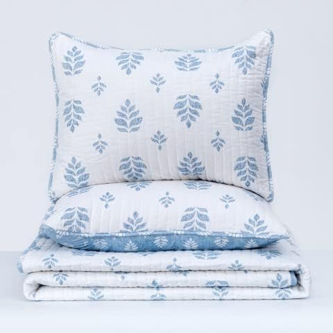 Great Bay Home 3-Piece King Reversible Lightweight Quilt Comforter with 2 Shams | All-Season, Mod... | Amazon (US)