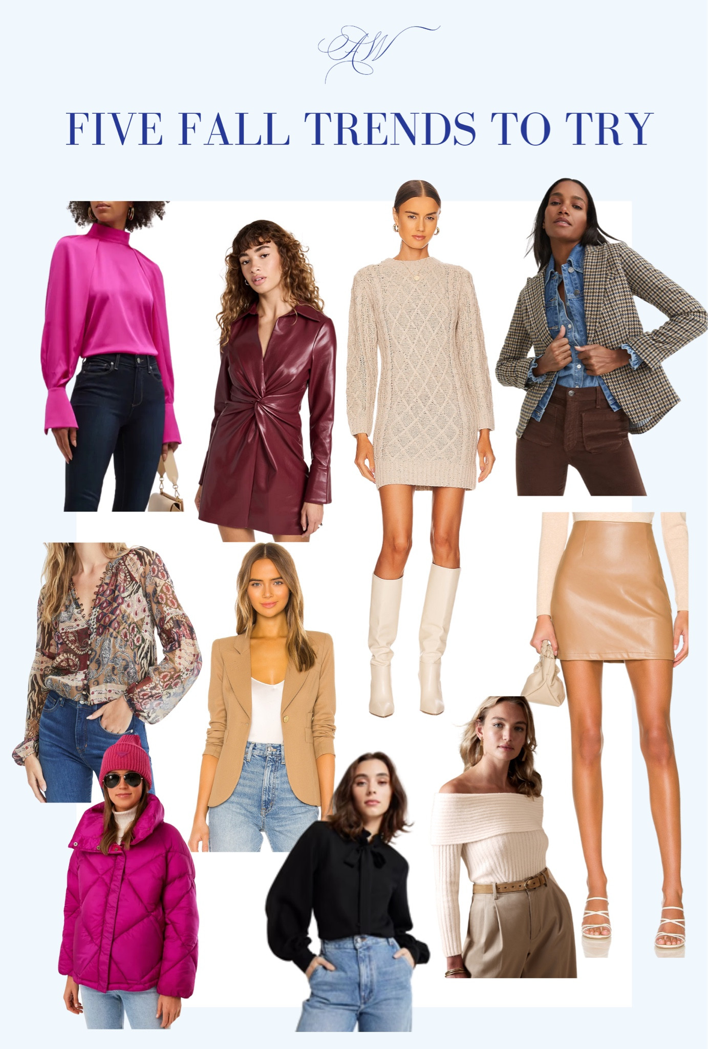 Five fall trends to try 

#LTKstyletip #LTKSeasonal #LTKunder100