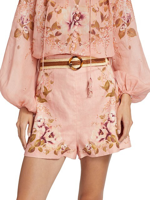 Rosa Linen Shorts | Saks Fifth Avenue