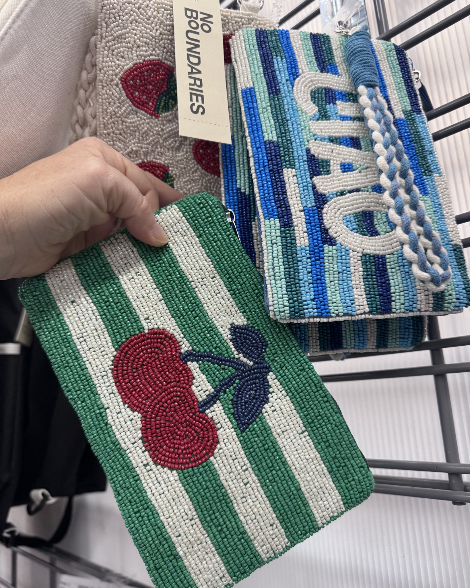 Walmart No Boundaries beaded wristlet 

#LTKFindsUnder50