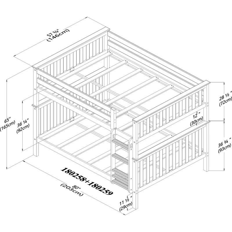 Bolles Kids Full Over Full Bunk Bed | Wayfair North America