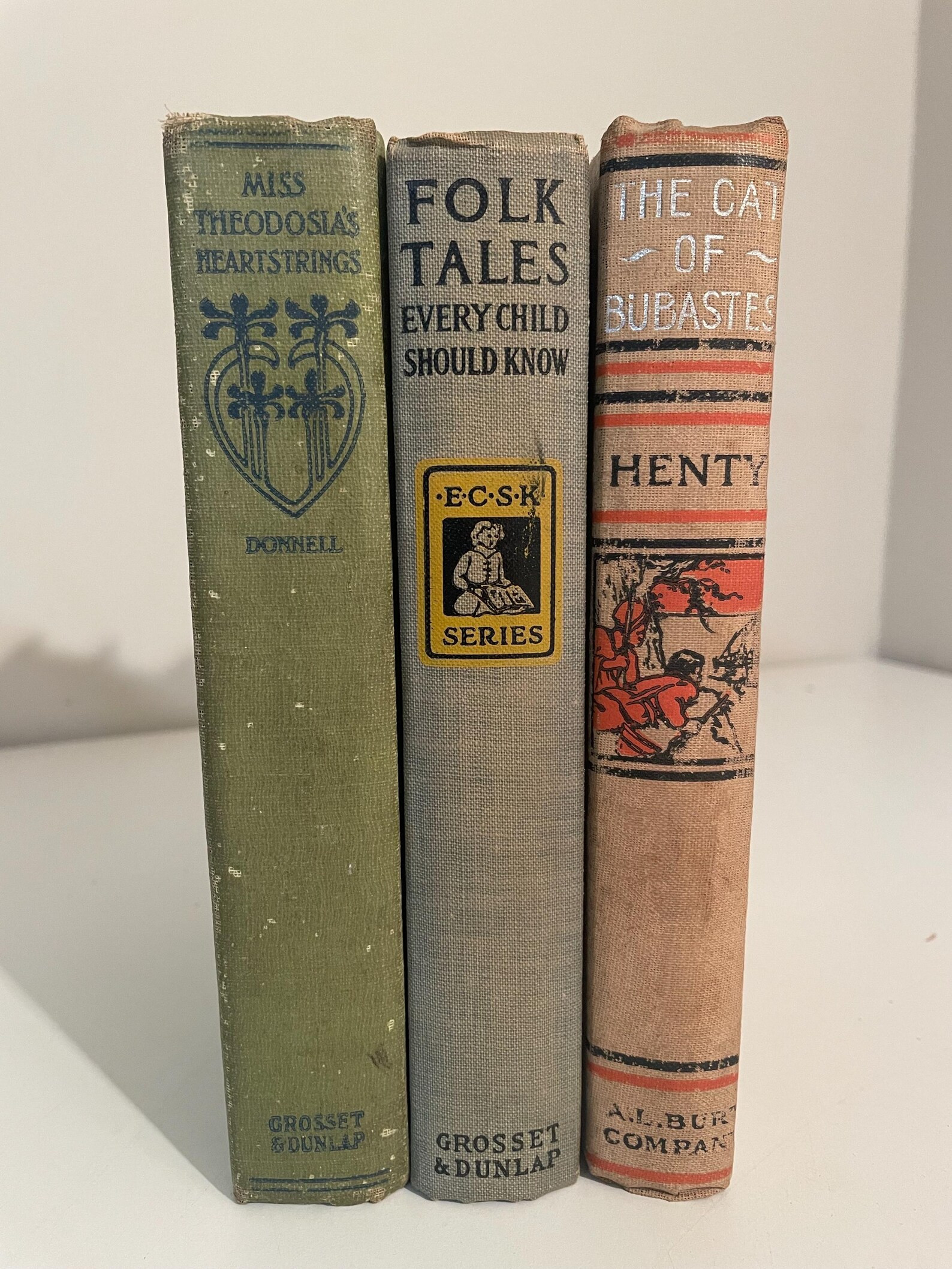 Vintage Children's Books Decorative for Decor Display Early 1900s - Etsy | Etsy (US)