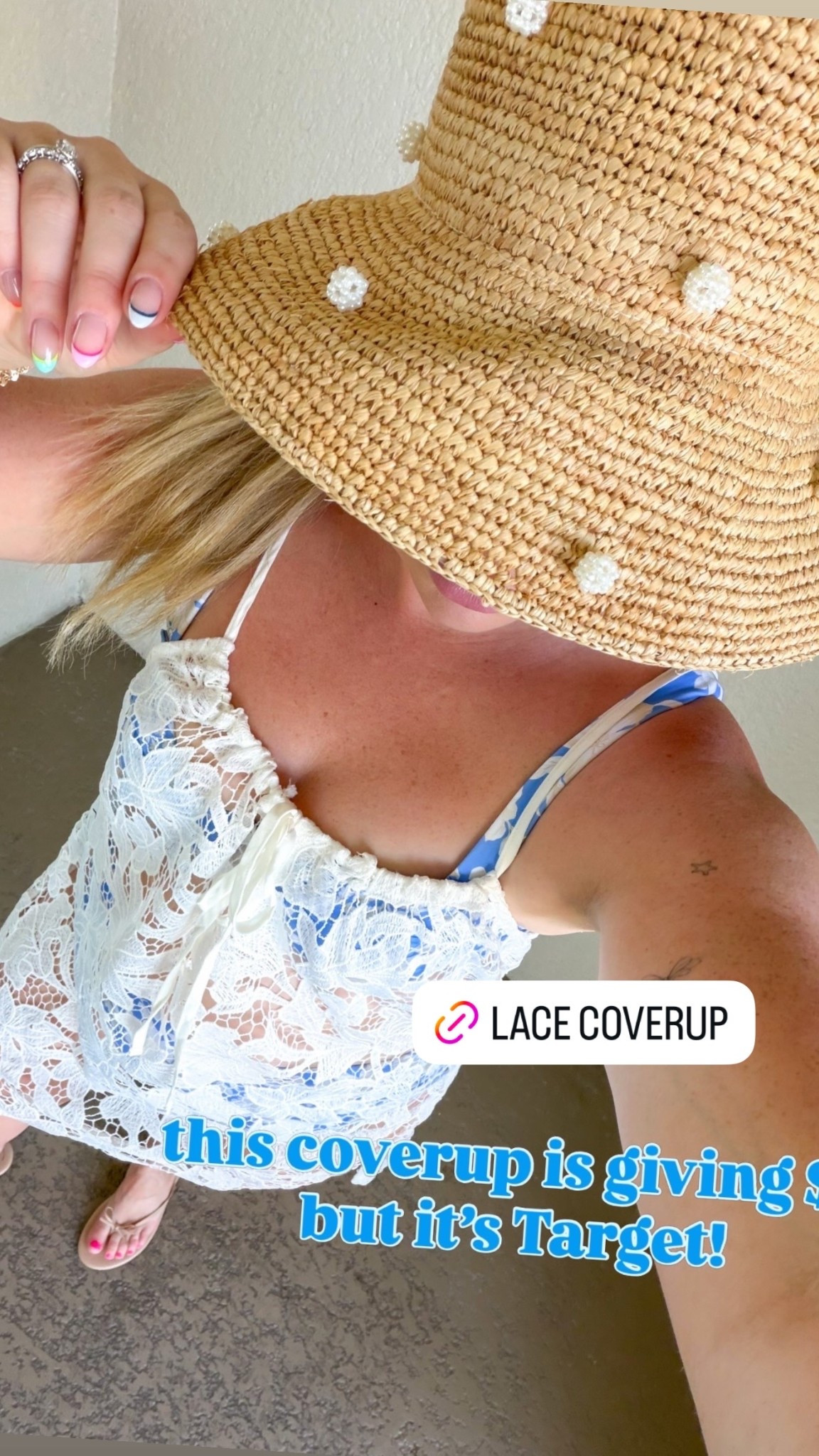 This whole swim outfit is just too cute!! ☀️💙🤍

#LTKSeasonal #LTKMidsize #LTKSwim