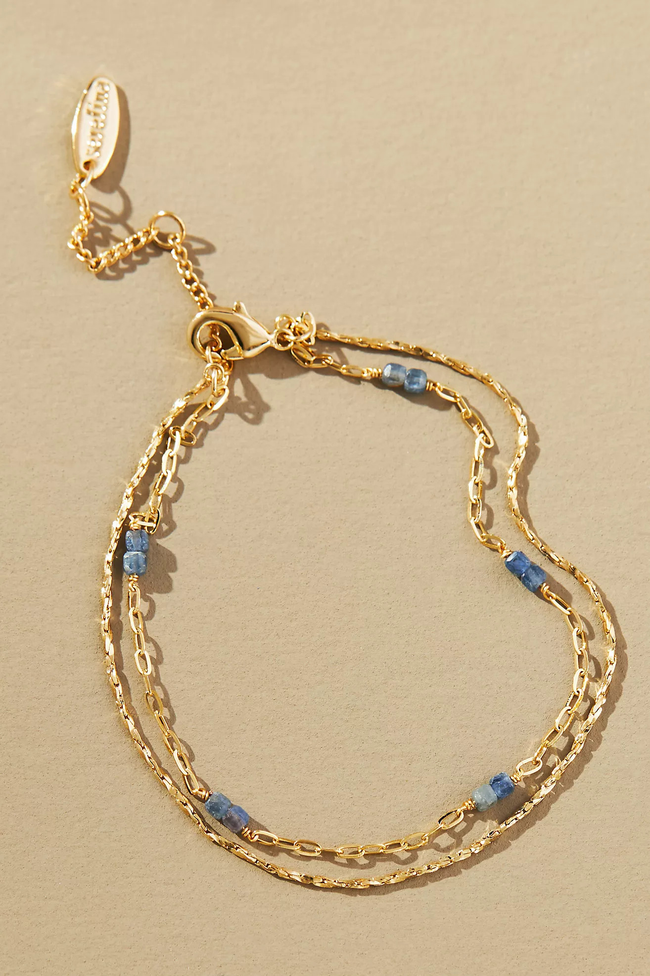 Double-Layer Beaded Chain Bracelet | Anthropologie (US)