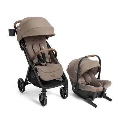 Joie Nutmeg Travel System with Mint Infant Car Seat - Maple: Adjustable Harness, 5-Point Harness, Safety Lock | Target