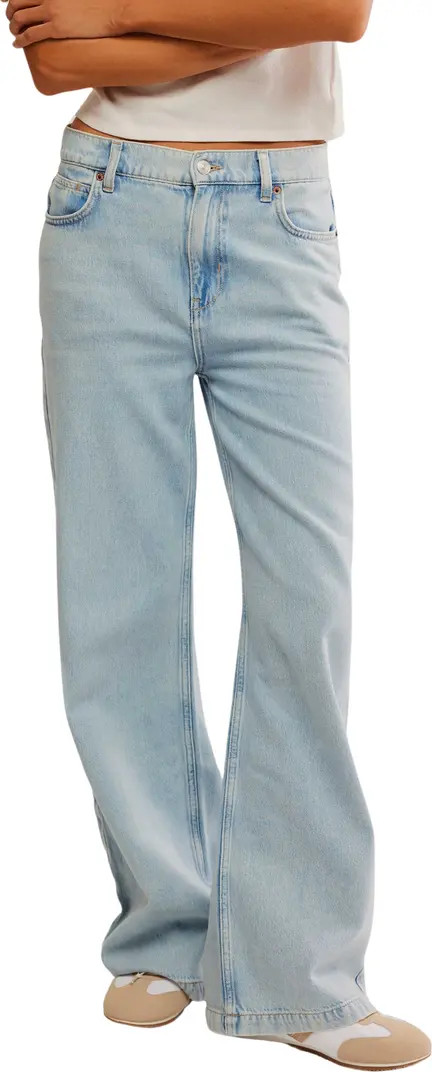 Free People Stride High Waist Wide Leg Jeans | Nordstrom | Nordstrom