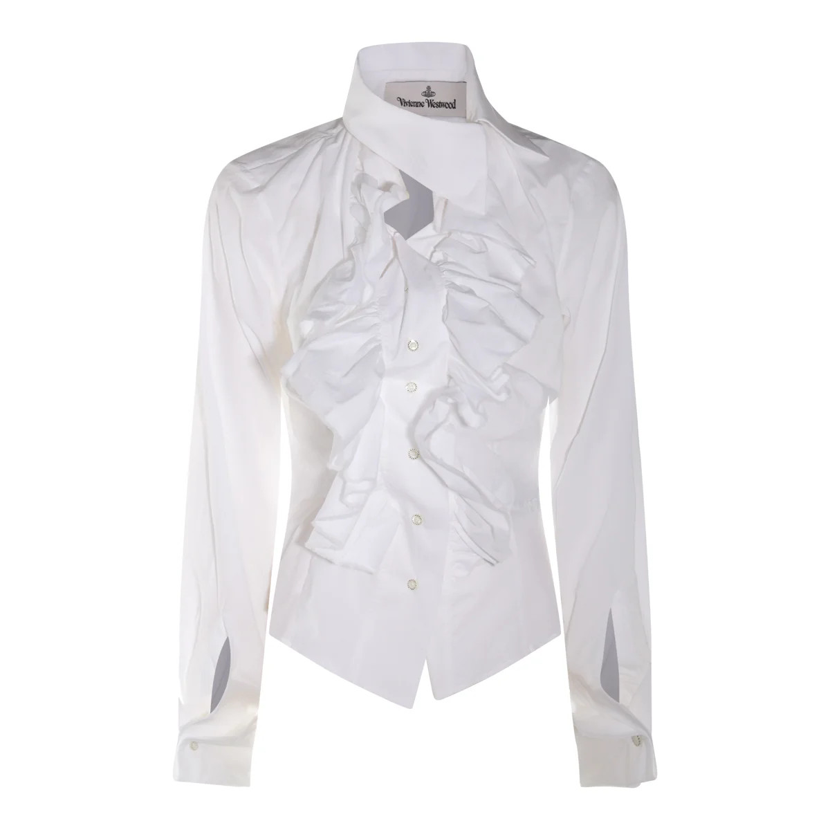 Vivienne Westwood Logo-Embroidered Button-Up Shirt | Cettire Global