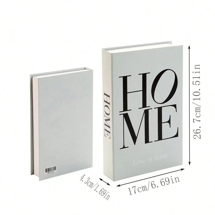 1pc Foldable Faux Book Decorative Object, Creative English Simulation Book Style Decoration Displ... | SHEIN