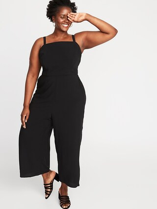Square-Neck Plus-Size Cami Jumpsuit | Old Navy (US)