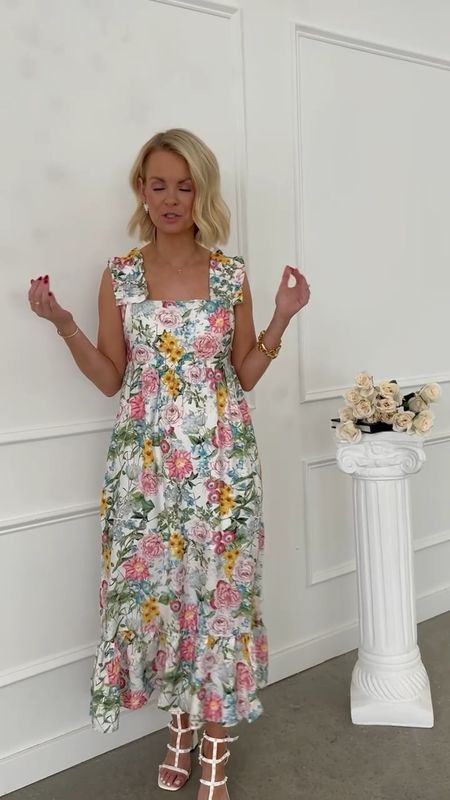 The perfect summer maxi dress! Almost would be so cute with a bump for a gender reveal! 

#LTKFindsUnder100 #LTKBump