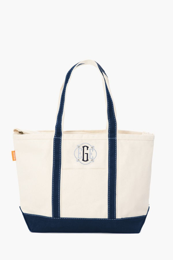 Monogrammed Large Boat Tote | Tuckernuck