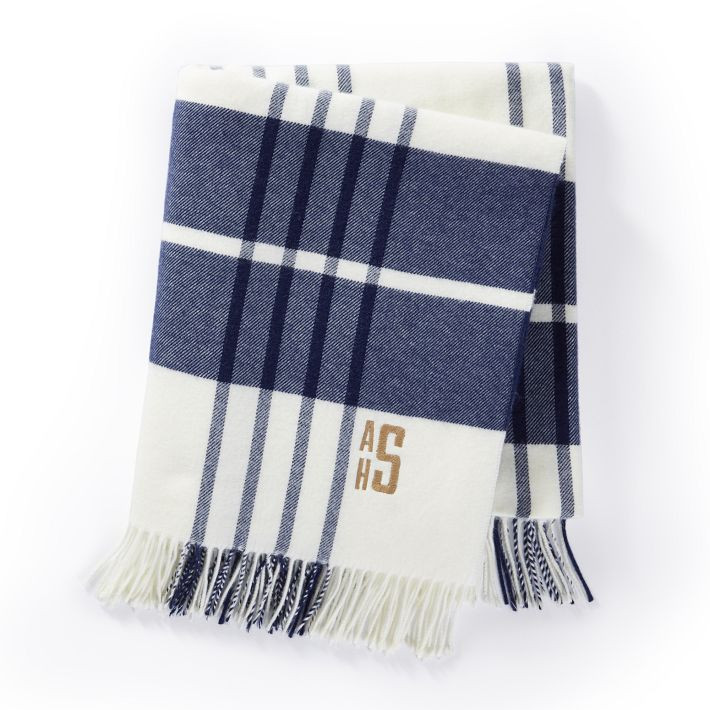 Italian Plaid Throw Blanket | Mark and Graham