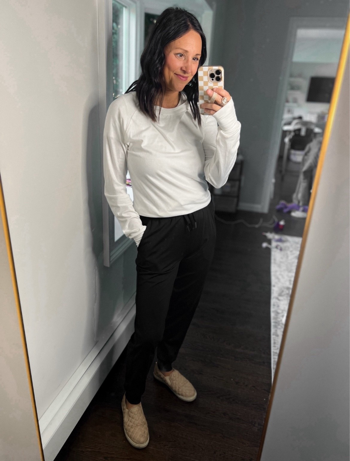 Lulu look for less joggers! Size small. Have in 3 colors, they’re so good!

Casual outfits | winter style | petite fashion | moms over 30 | easy outfit ideas

#LTKPetite #LTKSeasonal #LTKOver40