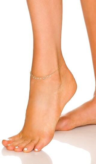 The Mixte Shaker Anklet in Gold | Revolve Clothing (Global)