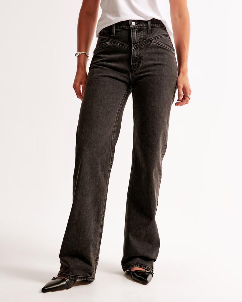 Women's High Rise 90s Relaxed Jean | Women's Bottoms | Abercrombie.com | Abercrombie & Fitch (US)