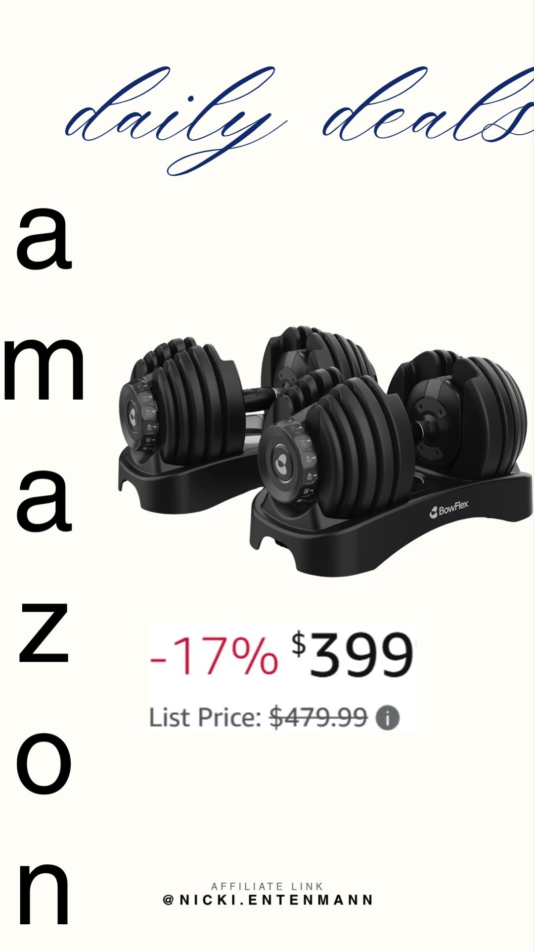 These BowFlex Results Series SelectTech dumbbells bring cheerful strength and effortless versatility to everyday workouts with modern flair. #BowFlex #SelectTechDumbbells #FitnessEssentials #WorkoutGear #StrengthTraining #ActiveLiving #ExerciseStyle #DailyUse #LifestyleGear #ModernLiving 🏋️‍♂️✨💪 

 #LTKActive #LTKHome #LTKSaleAlert