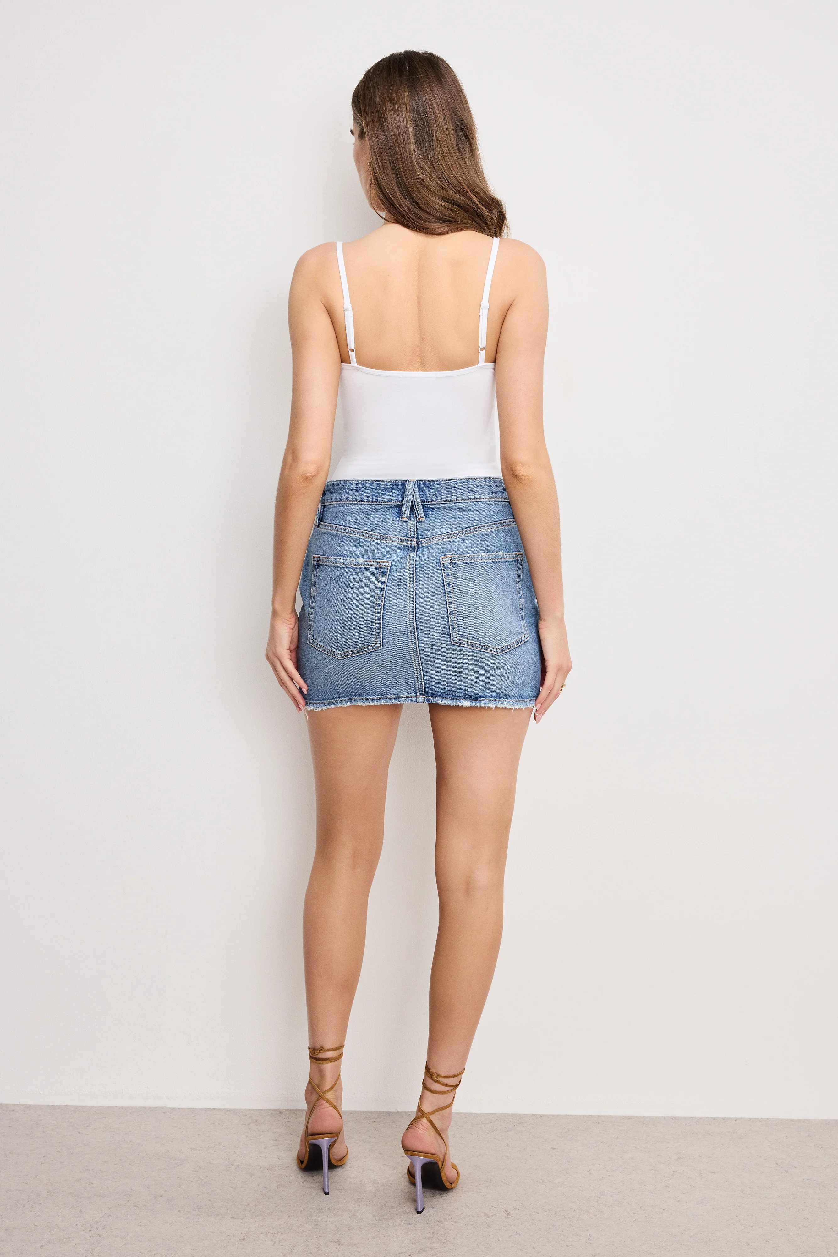 GOOD 90S MINI SKIRT | INDIGO819 - GOOD AMERICAN | Good American
