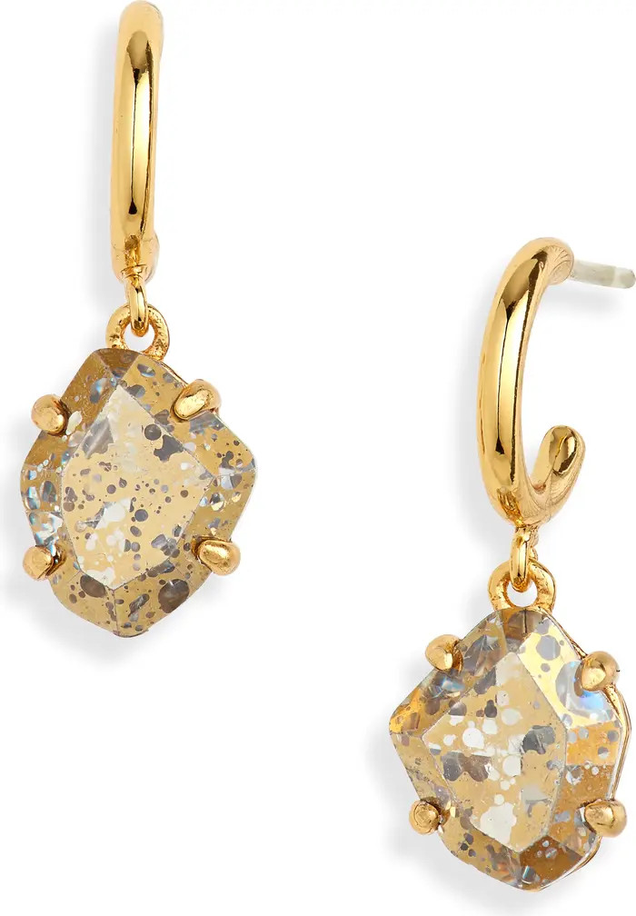 cubic zirconia huggie earrings | Nordstrom