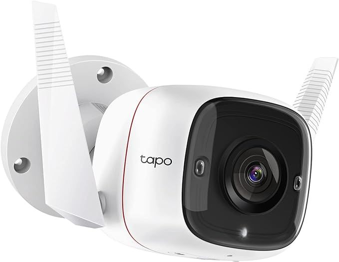 TP-Link Tapo 2K HD Security Camera Outdoor Wired, IP66 Weatherproof, Motion/Person Detection, Wor... | Amazon (US)