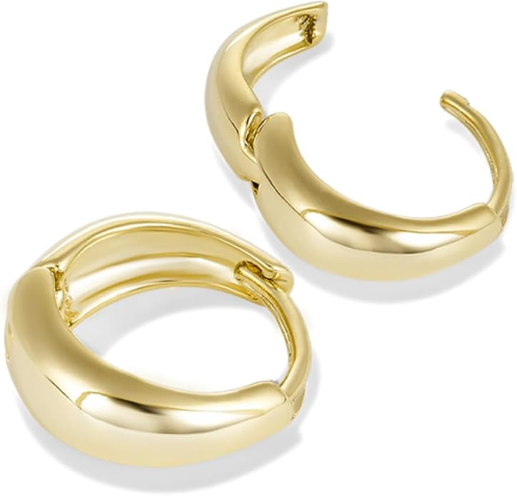 James Michelle Mini Huggies Earrings for Women – Waterproof, Non-Tarnish, Hypoallergenic, Silve... | Amazon (US)