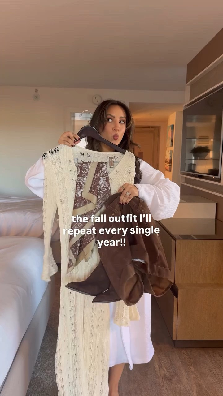 You know the outfit is good when you look forward to wearing it every fall! 

You can also wear this cardigan as a dress! I have it in brown too 🤭😍

Fall outfits, fall fashion, seasonal outfit inspo, affordable fashion

#LTKootd #LTKgrwm #LTKNYFW