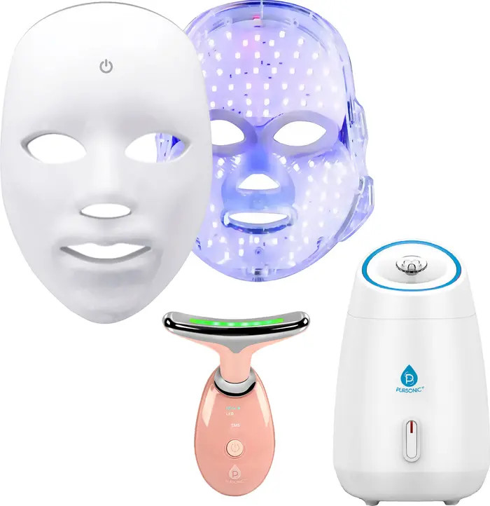 Ultimate 3-in-1 LED Light Therapy & Facial Spa Bundle | Nordstrom