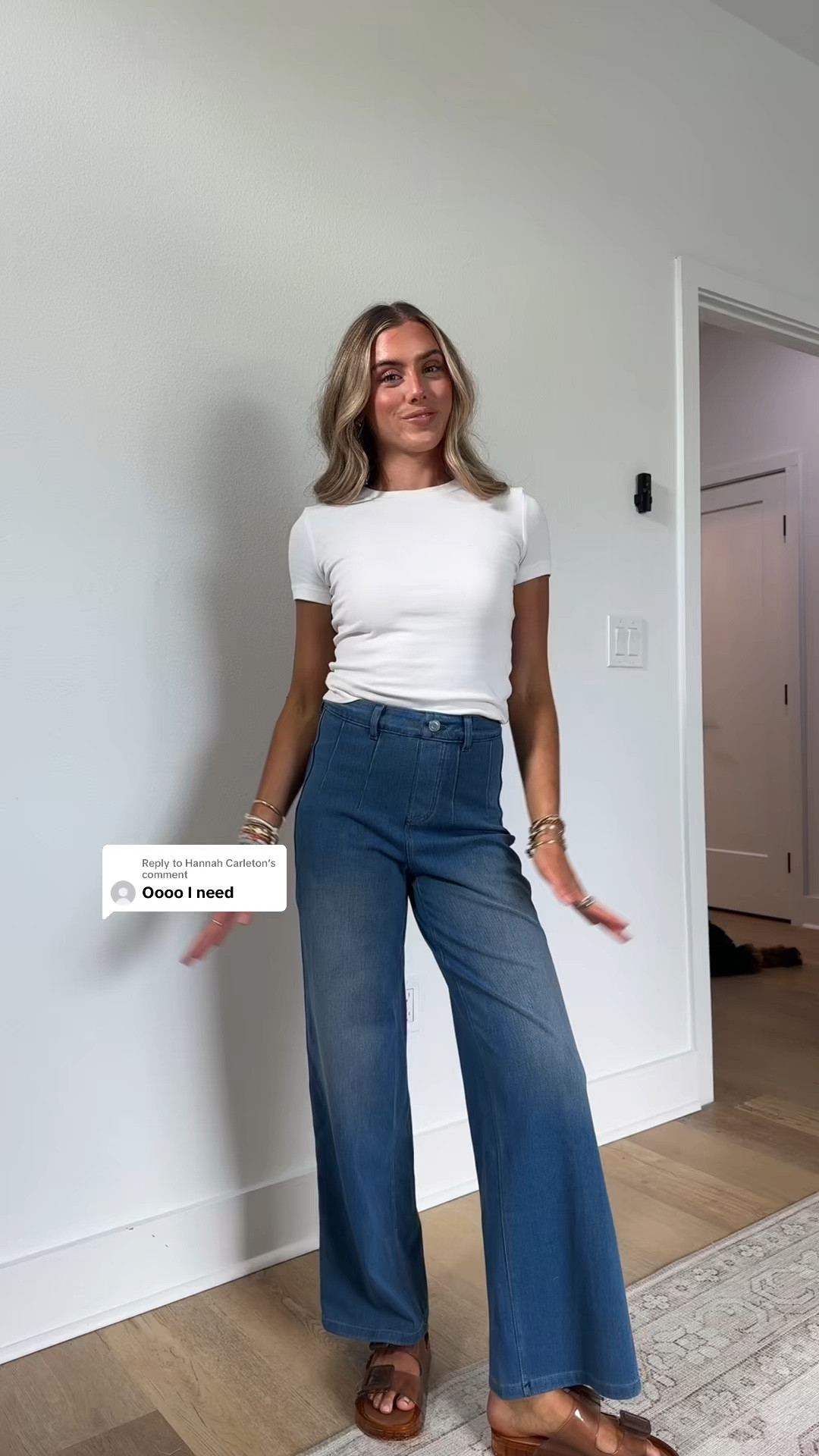@Halara       size xs Halara Flex™ High Waisted Tummy Control Wide Leg Casual Jeans with Pockets. Halara Flex™ Denim redefines jeans with the comfort of athleisure. Designed with soft stretch that moves freely with you for unlimited comfort

#LTKootd #LTKdayinmylife #LTKSeasonal