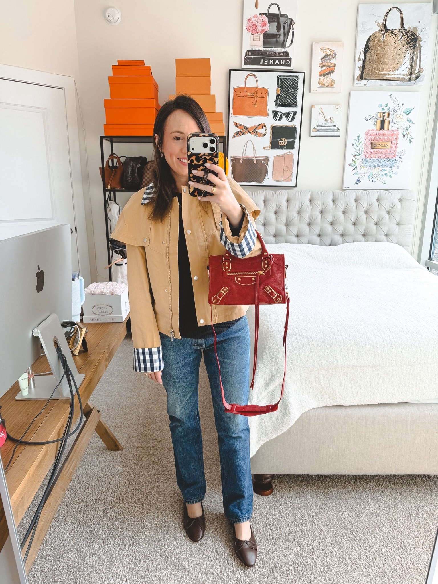 Obsessed with this gingham trim cape trench for spring! Wearing with vintage Levi’s 



#LTKSpringSale #LTKSeasonal #LTKootd