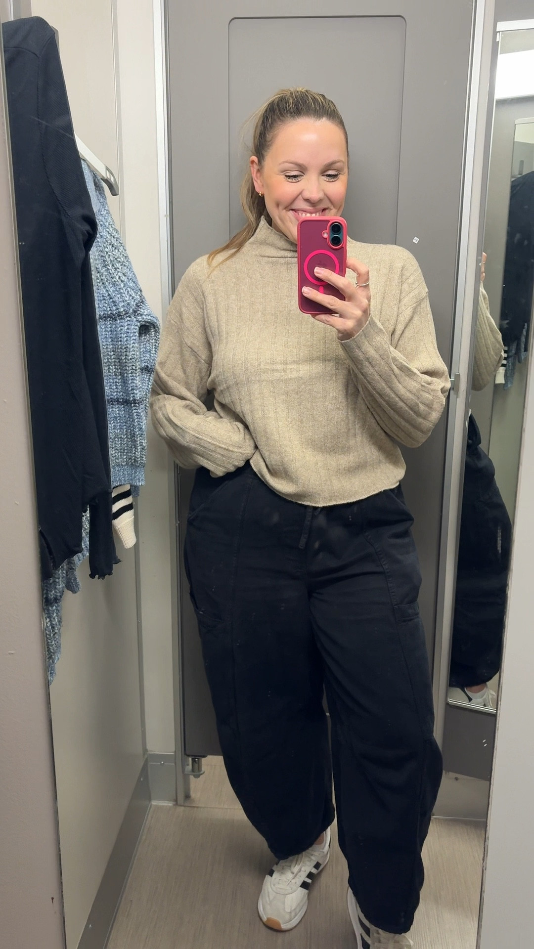 Trying on a few new sweaters and shirts at Target 👚🍂 just sharing what I actually think while I’m in the fitting room — some hits, some misses. Linked every piece I tried on so you can check sizing and fit details for yourself. #TargetTryOn #TargetFallFinds #MidsizeFashion #TargetSweaters #FallOutfits

#LTKFindsUnder50 #LTKMidsize #LTKStyleTip