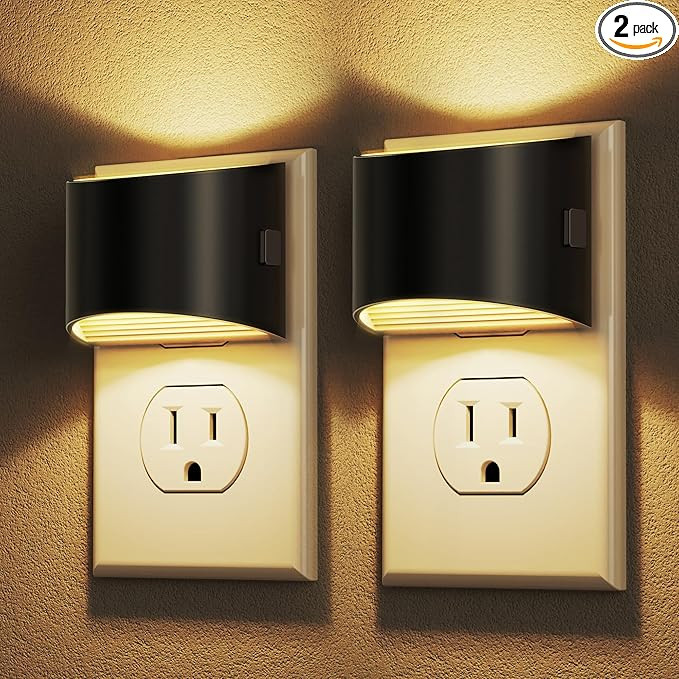 DORESshop LED Night Light[2 Pack], Night Lights Plug into Wall, 3 Level Brightness Adjustable Plu... | Amazon (US)