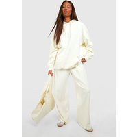 Womens Wide Leg Jogger - Cream - M | boohoo (US & Canada)