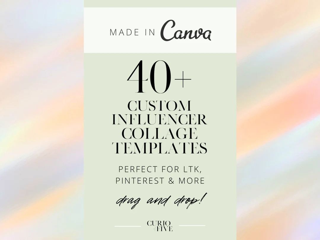 Custom Collage Canva Templates for Influencers  Custom LTK - Etsy | Etsy (US)