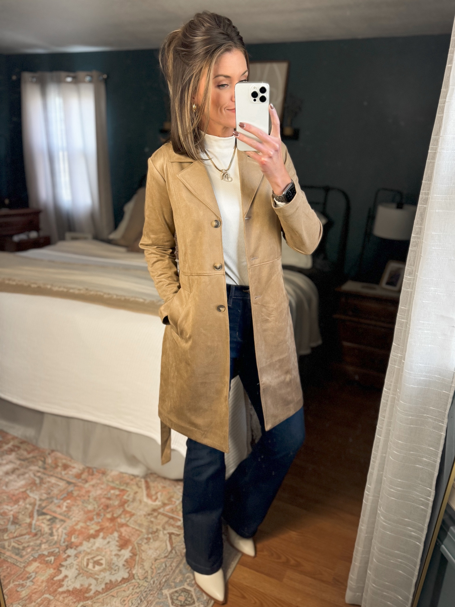New suede jacket from Kohls. 
Wearing small/ tts 

#LTKHoliday #LTKStyleTip #LTKSeasonal