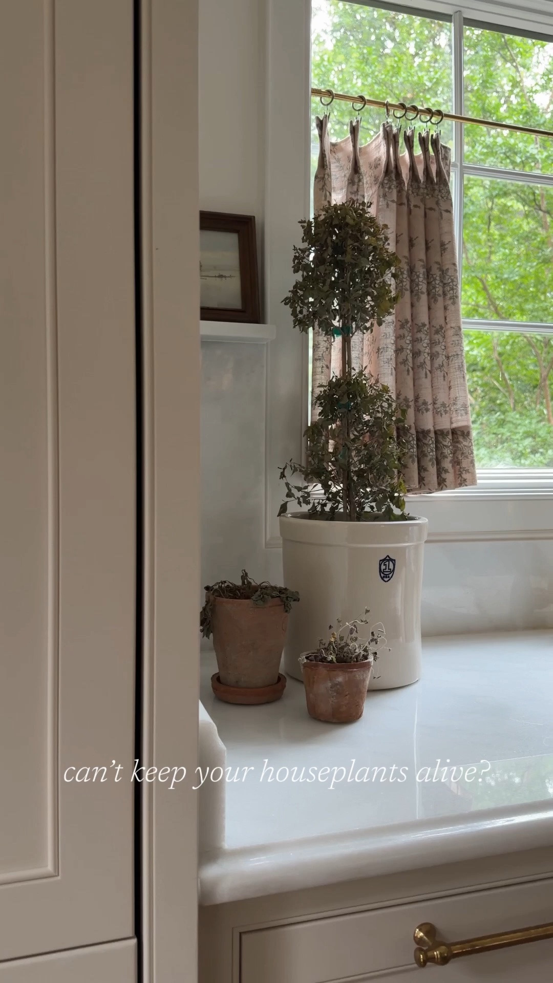 I finally made the switch to faux greenery in our kitchen, and I honestly wish I'd done it sooner.

The reality is, not every corner of a home gets enough natural light to keep plants happy. Instead of constantly replacing struggling plants, I opted for beautiful faux stems that bring the same warmth, texture, and lived-in feel—without any of the stress.

@afloral has become my go-to for the most realistic greenery I've found, and it's completely transformed these darker corners of our home.

Comment SHOP and I'll send you links to everything you see here!
#afloral #homedecor #luxuryliving #fauxreal #fauxplants