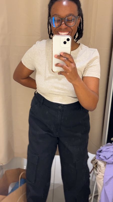 let’s dance 😍🙃 partying in these cargos that i LOVED but this size was tooo big. had to hold em up. check out these black cargo pants from h&m

#LTKsalealert #LTKmidsize #LTKfindsunder50