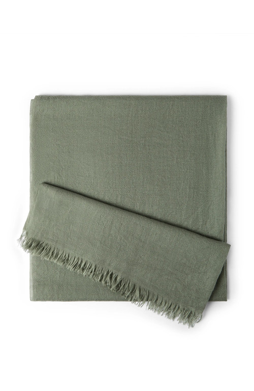 Brunello Cucinelli Cashmere and silk scarf in Green at Nordstrom | Nordstrom