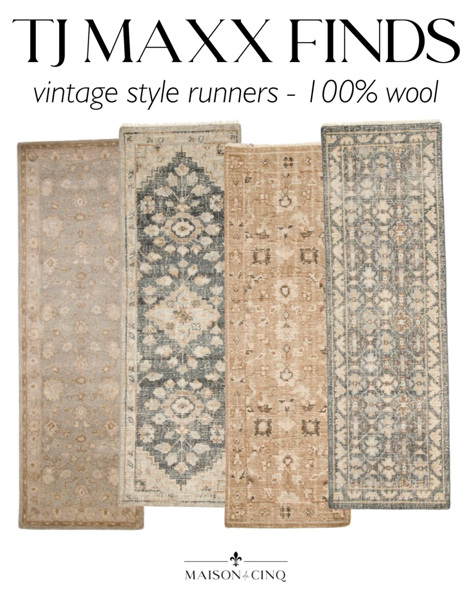 AMAZING price on these 100% wool vintage-style runners! They won’t last long!

#LTKHome