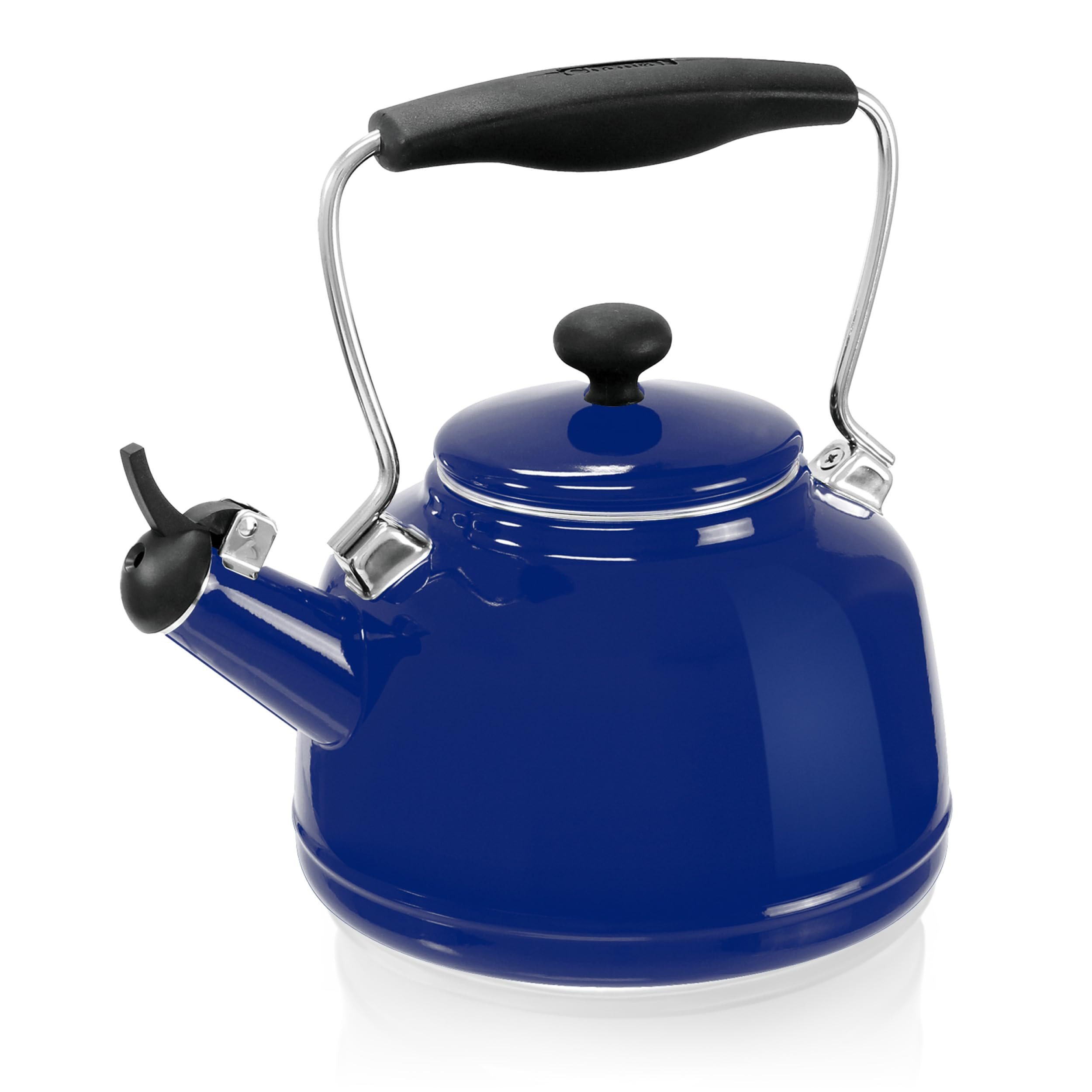 Chantal Tea Kettle, Vintage Series, Enamel on Steel, Whistling (Cobalt Blue) | Amazon (US)