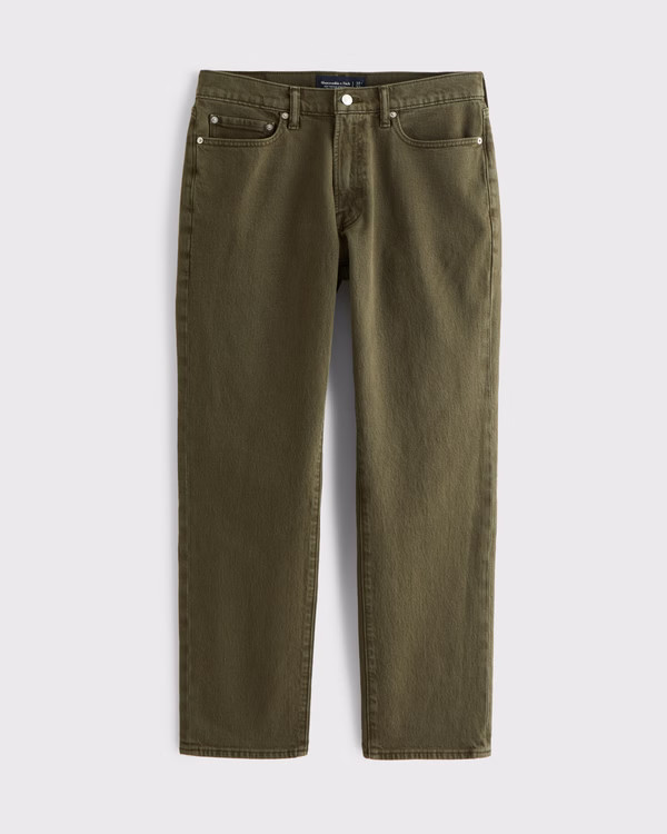Athletic Straight Jean | Abercrombie & Fitch (US)