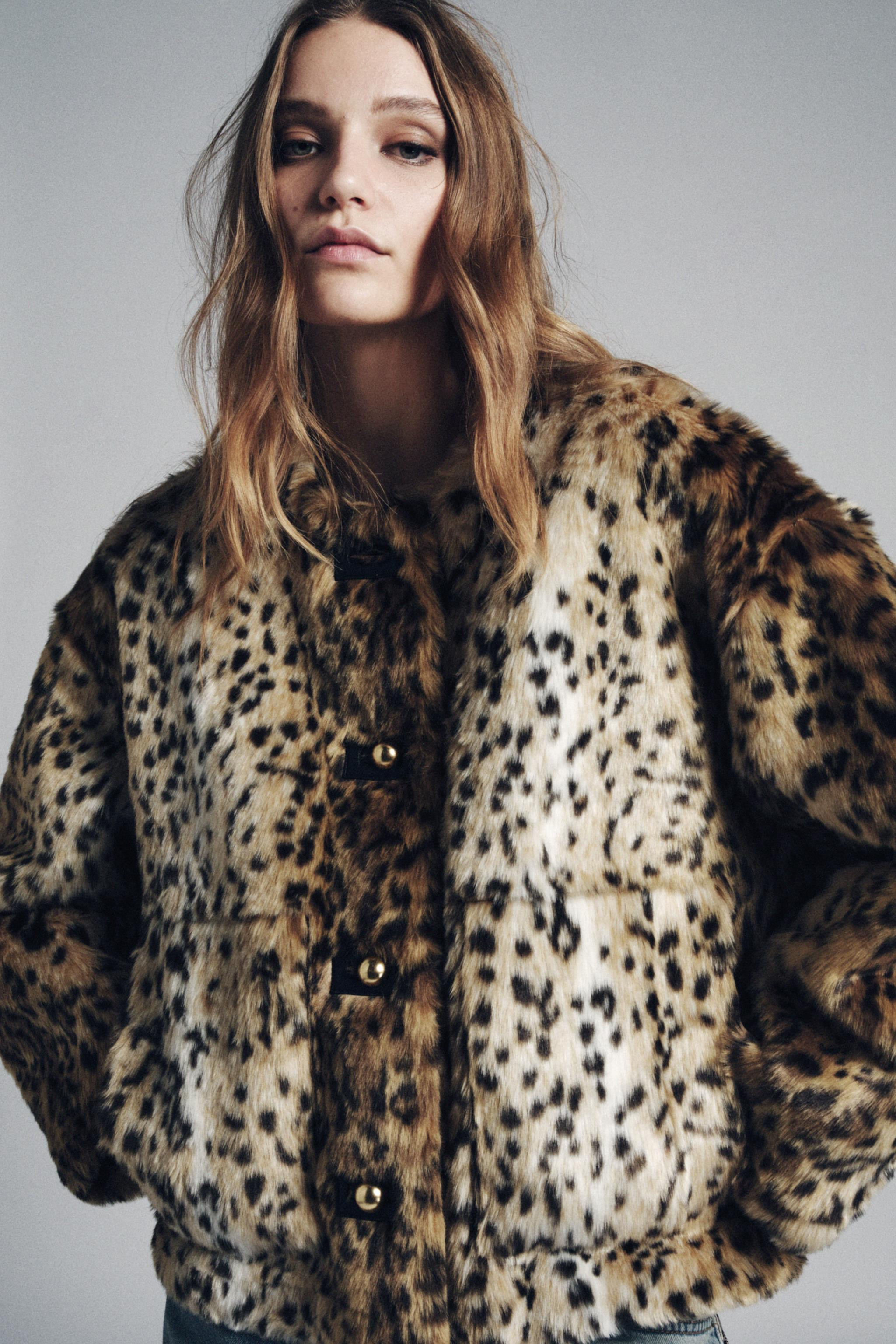 ZW COLLECTION ANIMAL PRINT JACKET | Zara US